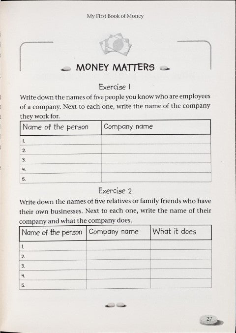 My First Book Of Money