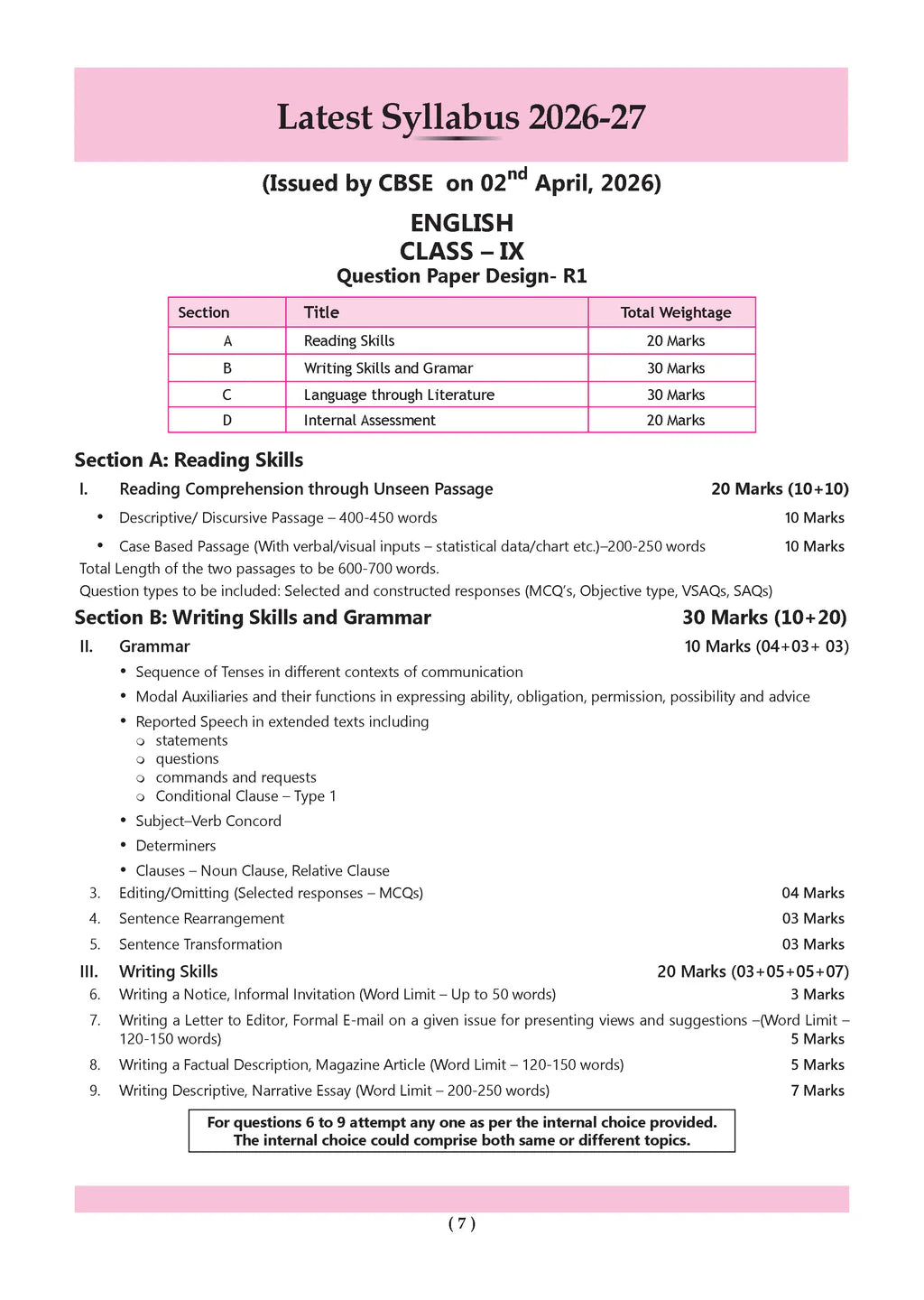 CBSE English Question Bank Chapter-wise & Topic-wise Class 9 | NCERT Textbook Kaveri | R1