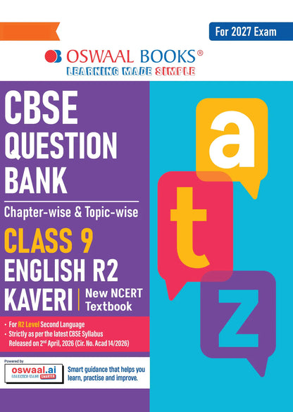 CBSE English Question Bank Chapter-wise & Topic-wise Class 9 | NCERT Textbook Kaveri | R2