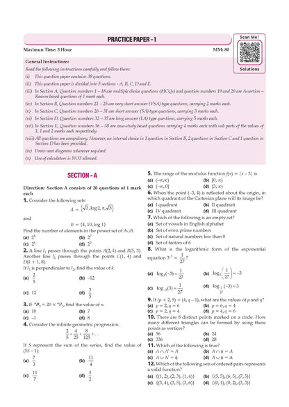 CBSE Mathematics Advanced Level Question Bank Chapter-wise & Topic-wise Class 9