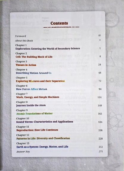 NCERT Science Grade 9 : Exploration - Textbook | New Edition 2026-27
