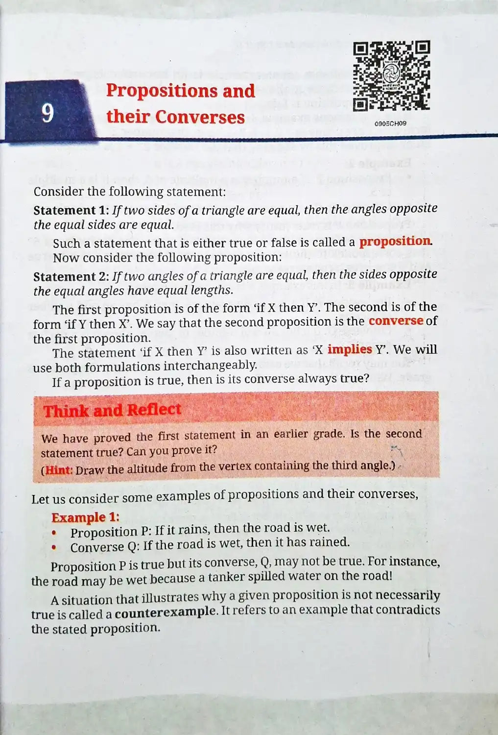 NCERT Ganita Manjari Part 2 - Mathematics Grade 9 : Textbook