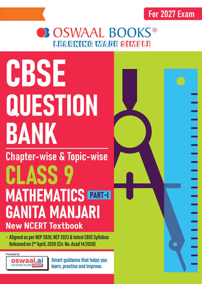 CBSE Mathematics Part-1 Question Bank Chapter-wise & Topic-wise Class 9