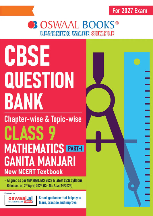 CBSE Mathematics Part-1 Question Bank Chapter-wise & Topic-wise Class 9