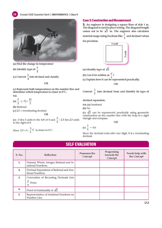 CBSE Mathematics Part-1 Question Bank Chapter-wise & Topic-wise Class 9
