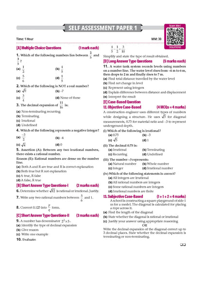 CBSE Mathematics Part-1 Question Bank Chapter-wise & Topic-wise Class 9