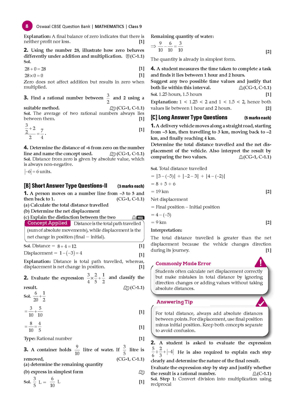 CBSE Mathematics Part-1 Question Bank Chapter-wise & Topic-wise Class 9