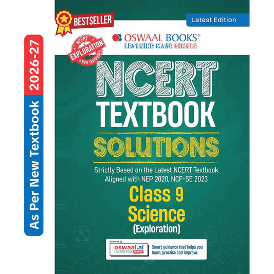 Oswaal CBSE NCERT Textbook Solutions Science (Exploration) Class 9 (Latest NCERT)