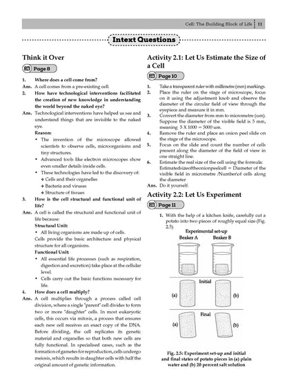 Oswaal CBSE NCERT Textbook Solutions Science (Exploration) Class 9 (Latest NCERT)