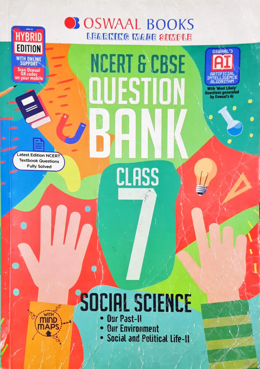 Oswaal Books NCERT & CBSE Question Bank Class 7 Social Science (P)