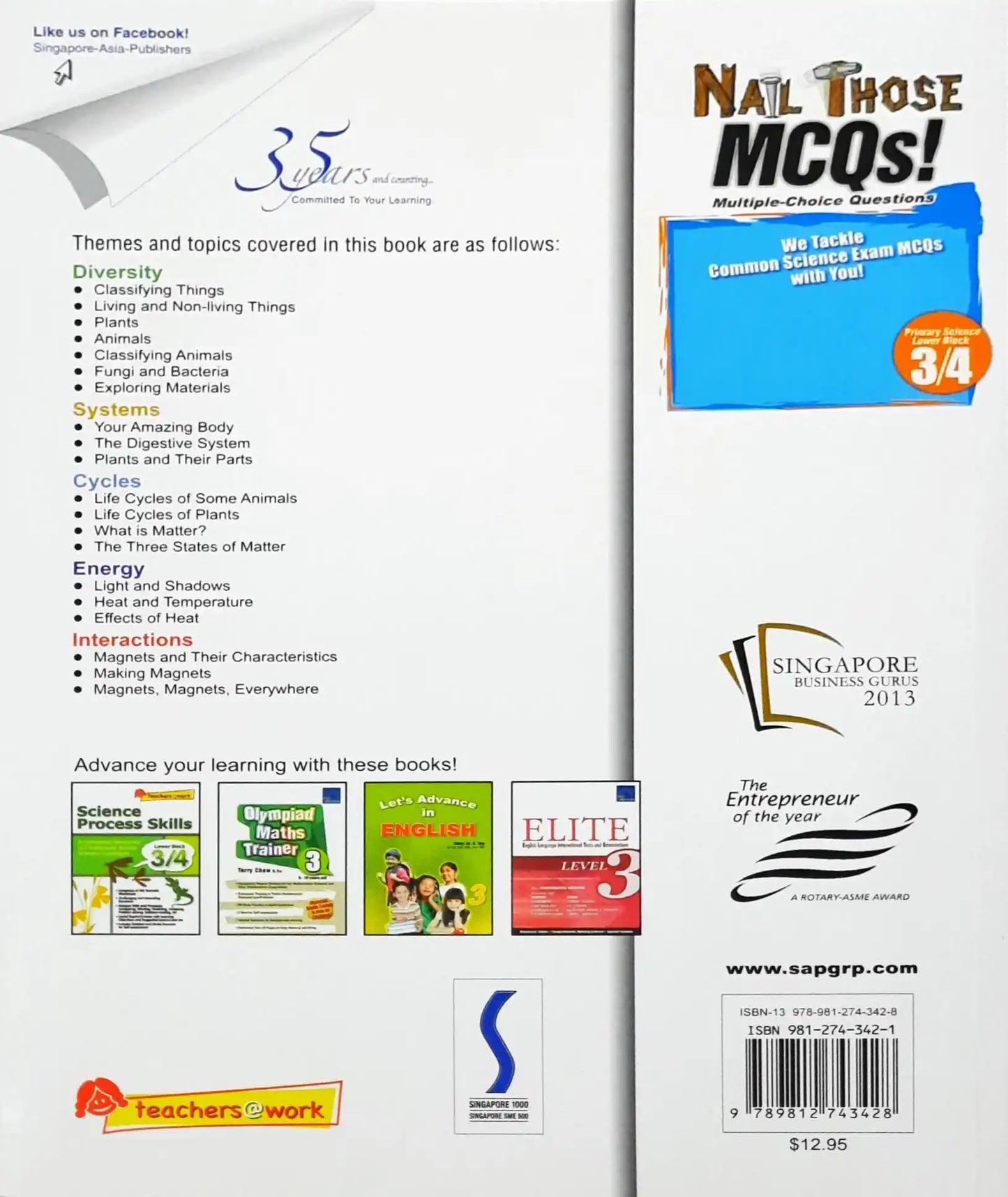 SAP Nail Those MCQs! Primary Science Lower Block 3/4