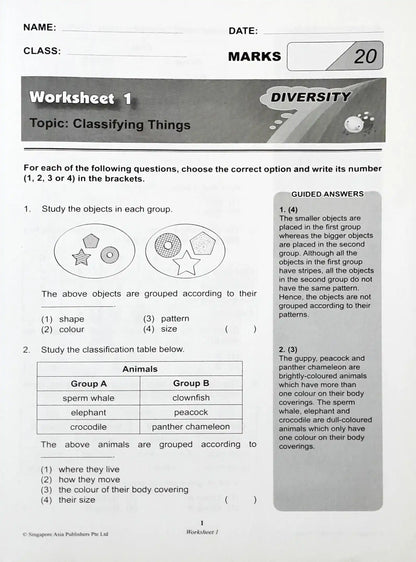 SAP Nail Those MCQs! Primary Science Lower Block 3/4
