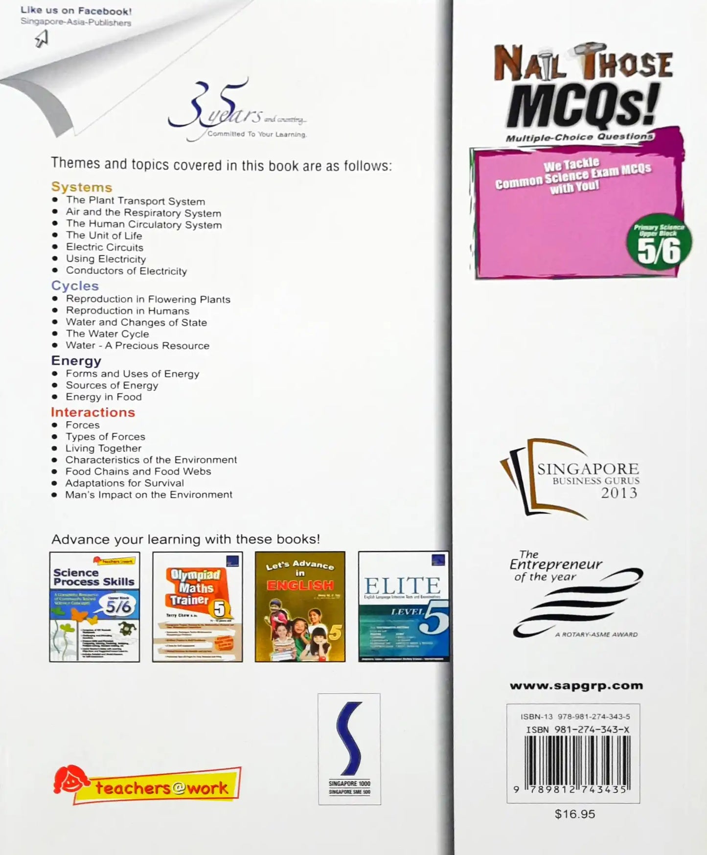 SAP Nail Those MCQs! Primary Science Upper Block 5/6