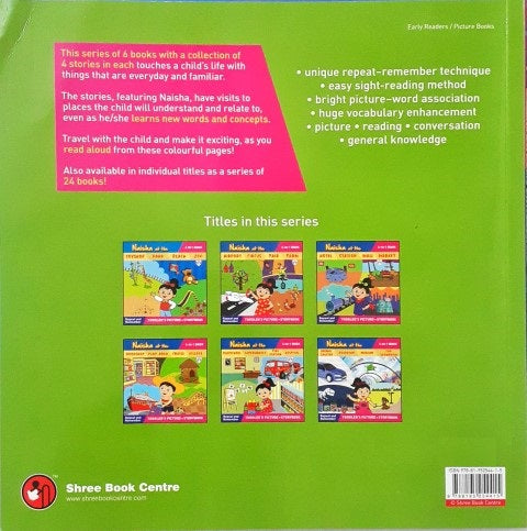 Naisha At The Airport Circus Fair Farm 4 in 1 Book