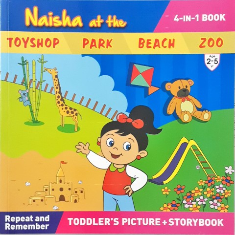 Naisha At The Toyshop Park Beach Zoo 4 in 1 Book