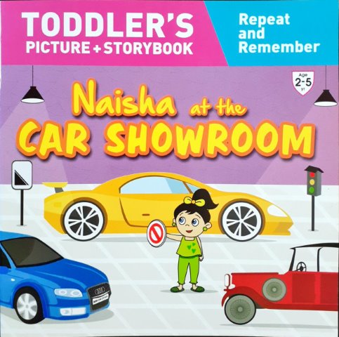 Naisha at the Car Showroom