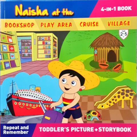 Naisha At The Bookshop Play Area Cruise Village 4 in 1 Book