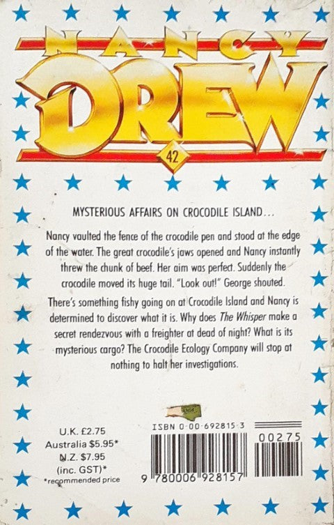 Nancy Drew 42 Mystery of Crocodile Island