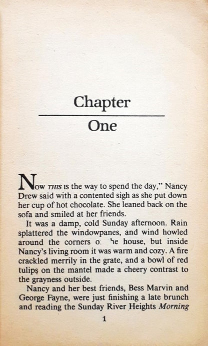 The Nancy Drew Files Case 20 Very Deadly Yours