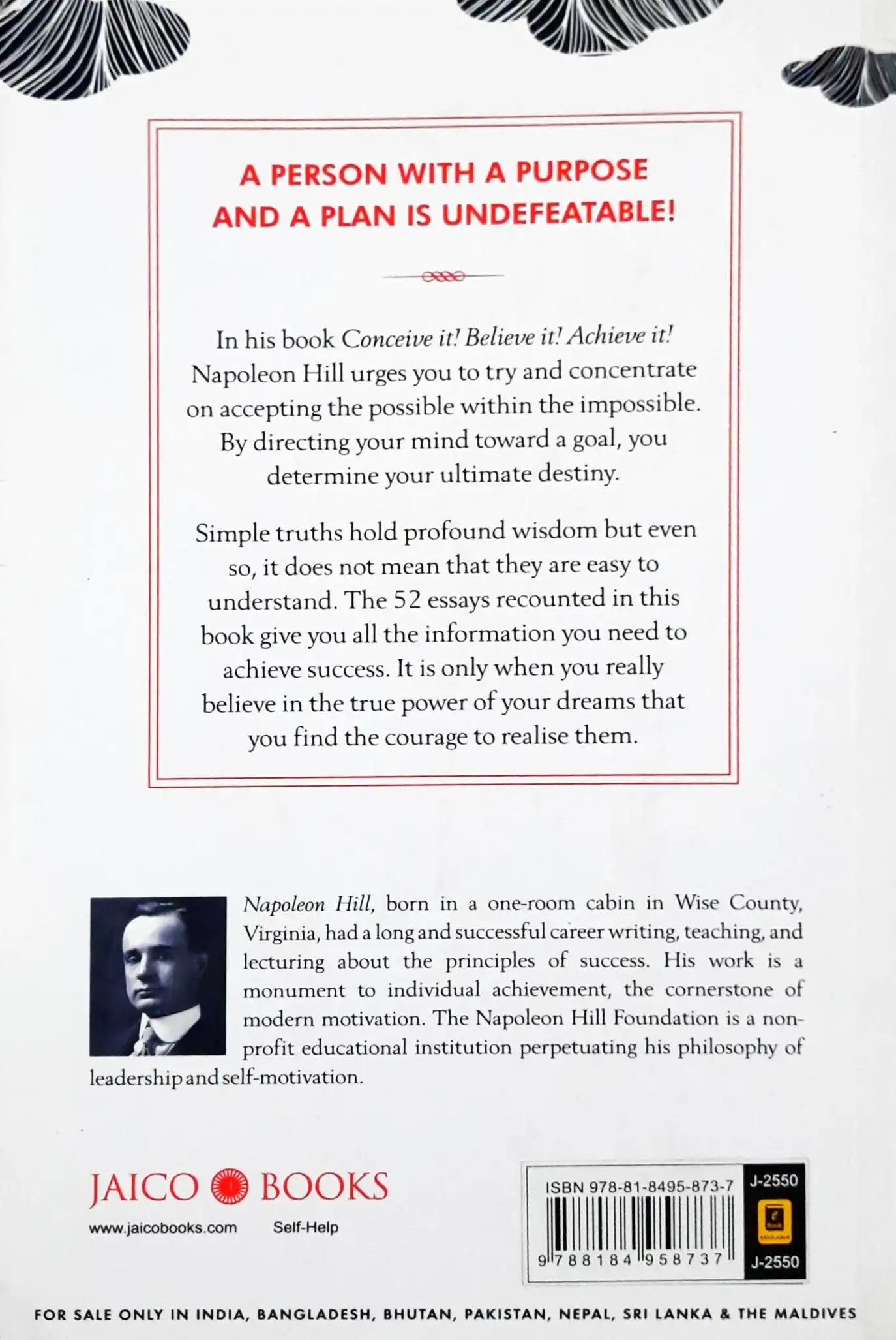 Conceive It! Believe It! Achieve It!