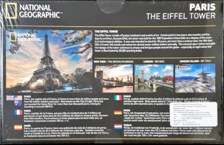 National Geographic Super 3D Jigsaw Puzzle Paris The Eiffel Tower