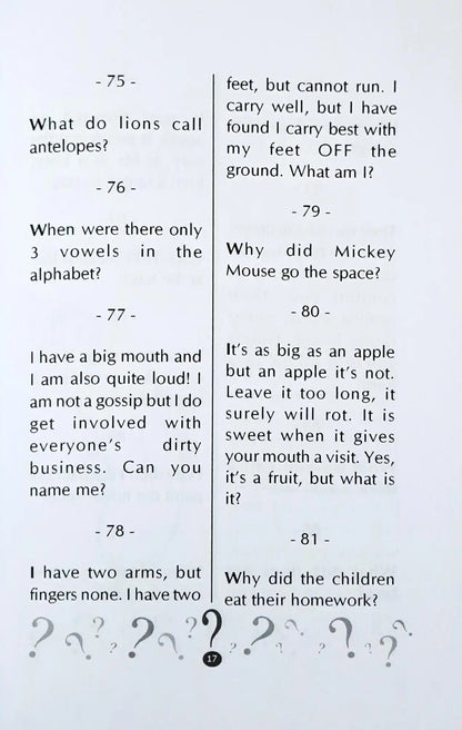 New Riddles For Kids : Green Book