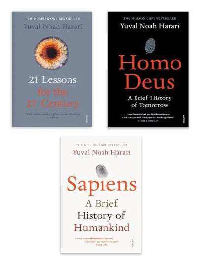 Yuval Noah Harari 3 Book Boxset : Sapiens | Homo Deus | 21 Lessons for the 21st Century