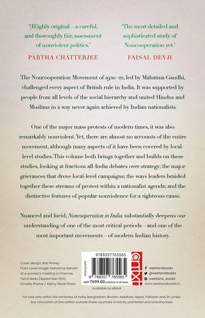 Non Cooperation In India : Nonviolent Strategy And Protest, 1920–22