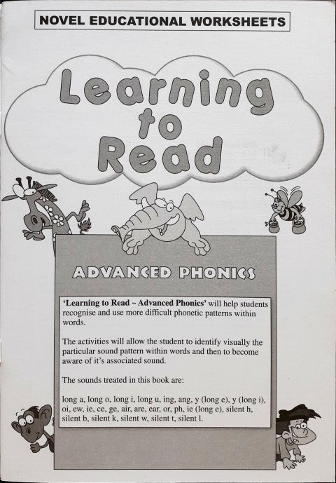 Novel Educational Learning To Read Advanced Phonics