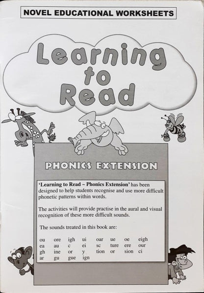 Novel Educational Learning To Read Phonics Extension