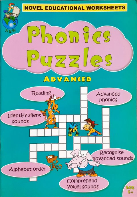 Novel Educational Phonics Puzzles Advanced