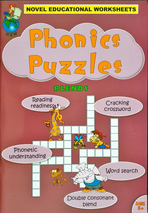 Novel Educational Phonics Puzzles Blends