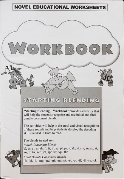 Novel Educational Starting Blending Workbook