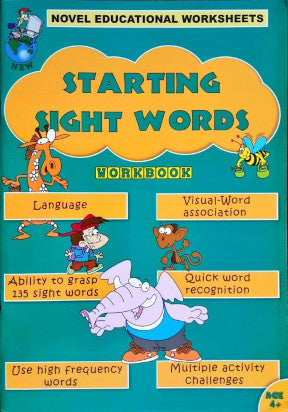 Novel Educational Starting Sight Words Workbook