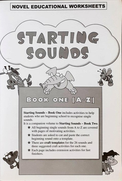 Novel Educational Starting Sounds Book One [A-Z]