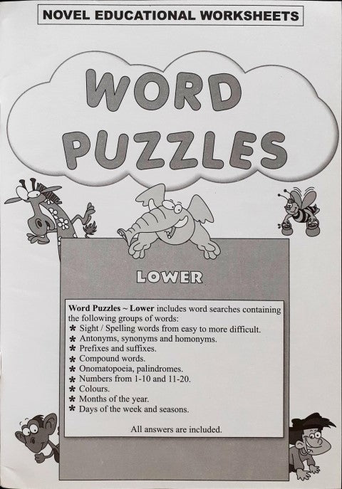 Novel Educational Word Puzzles (Lower)