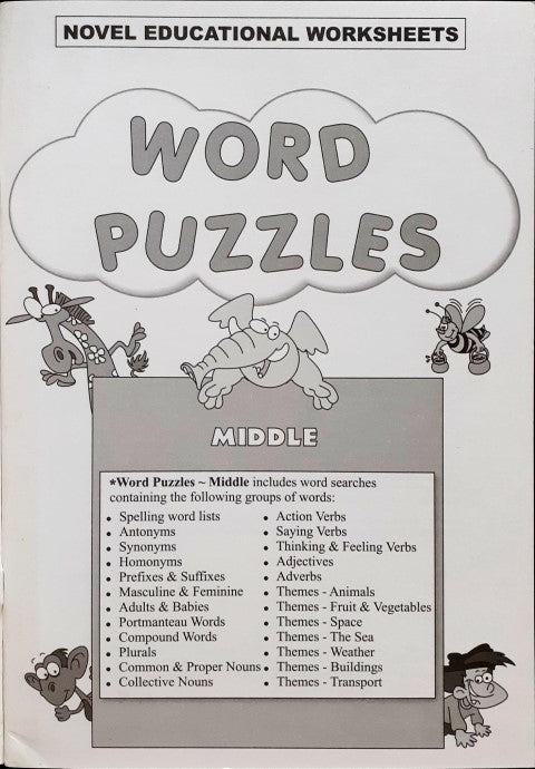 Novel Educational Word Puzzles (Middle)