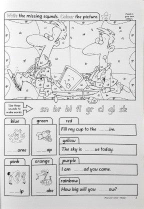 Novel Educational Read & Colour Blends