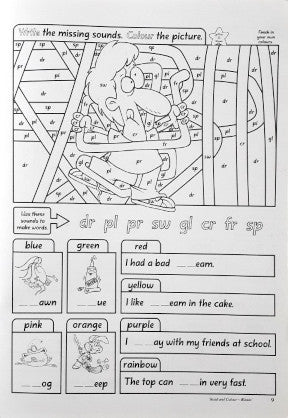 Novel Educational Read & Colour Blends
