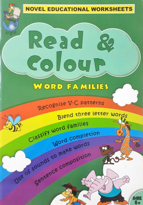 Novel Educational Read & Colour Word Families