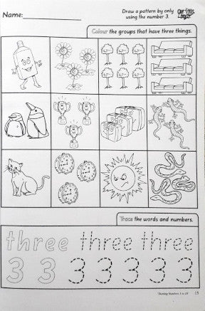 Basic Numbers Start Novel Educational Starting Numbers 1 to 10 – Books and You