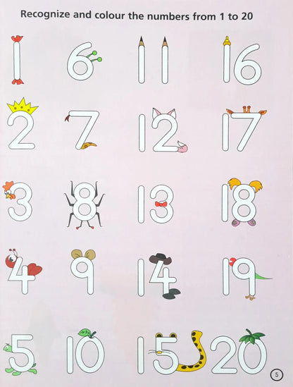 Number Writing 1 - 20 : A Preschool Writing Programme - Book 8