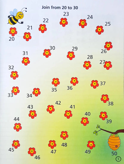 Number Writing 20 - 50 : A Preschool Writing Programme - Book 9