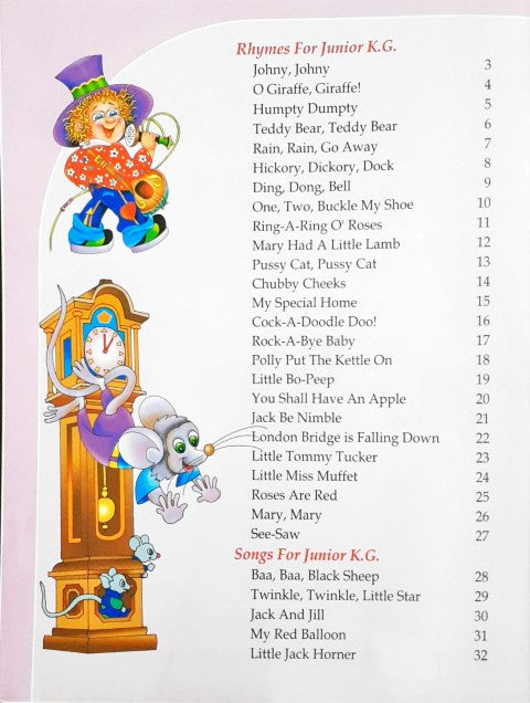 Nursery Rhymes for Junior KG