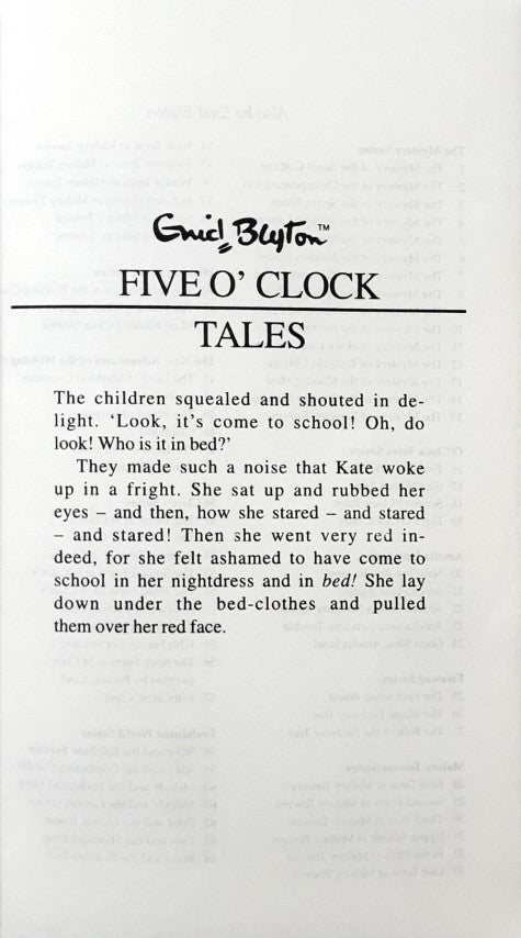 The O'Clock Tales Collection : 5 O'Clock, 6 O'Clock and 7 O'Clock Tales (3 Books in 1)