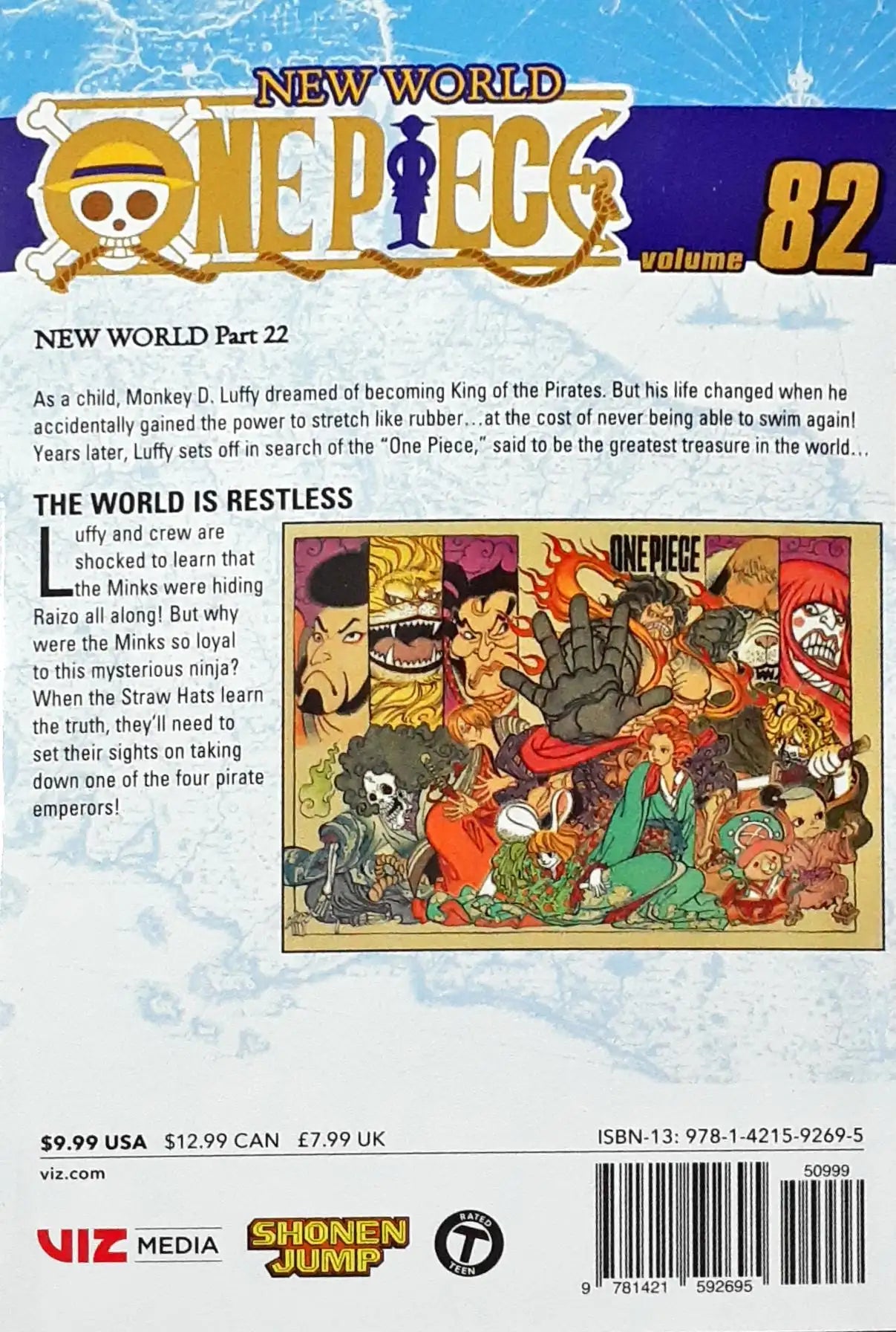 One Piece : Volume 82 - The World Is Restless