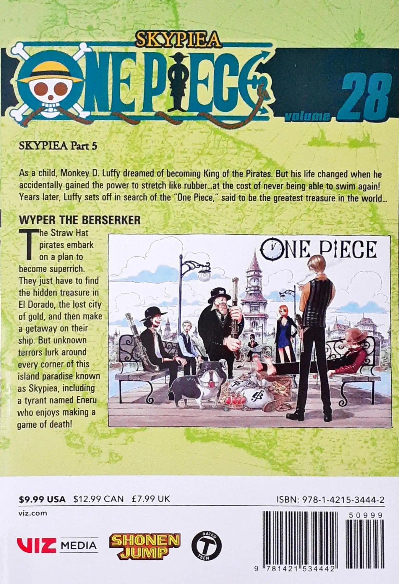 その他 ONE PIECE / come on! KAIZOKU NABE Amazon.com: One Piece, Vol. 28: Wyper the Berserker (One