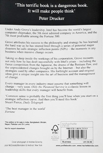 Only The Paranoid Survive How to Exploit the Crisis Points that Challenge Every Company and Career