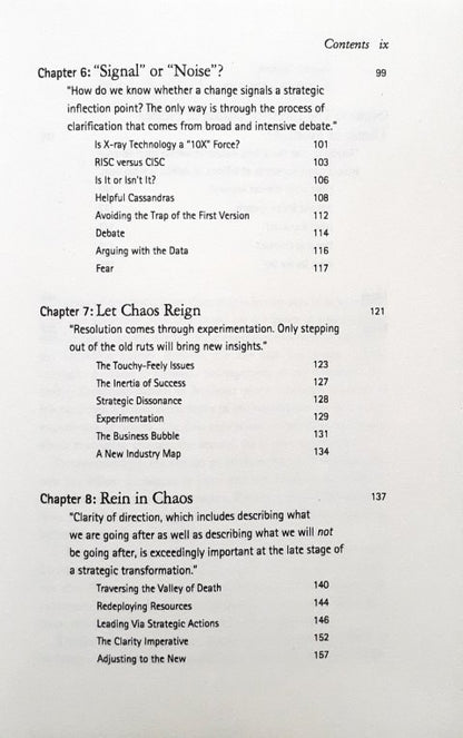Only The Paranoid Survive How to Exploit the Crisis Points that Challenge Every Company and Career