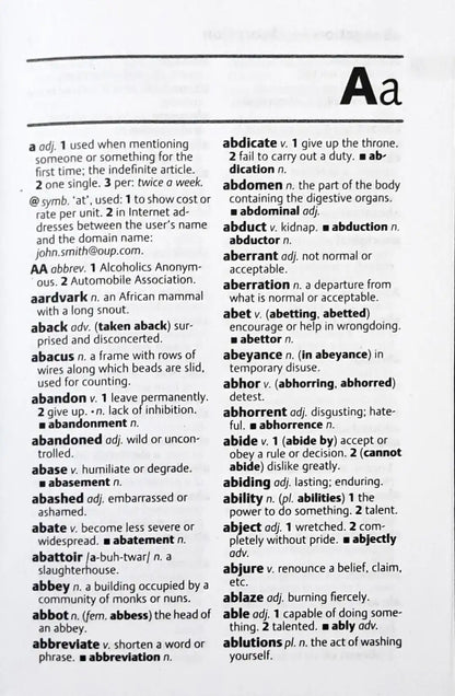 Oxford English Mini Dictionary : 7th Indian Edition